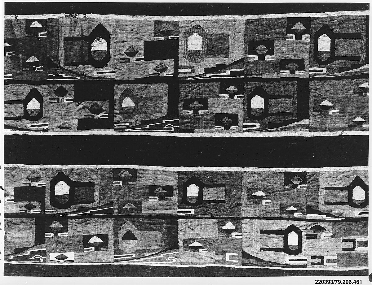 Tunic, Cotton, camelid hair, Wari