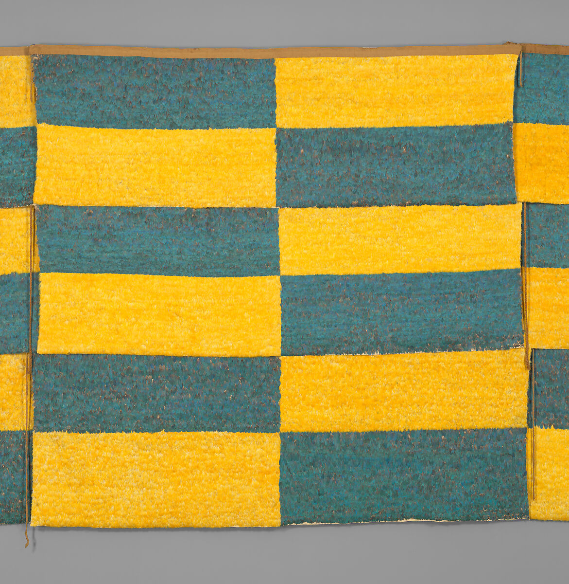 Feathered Panel, Feathers on cotton, camelid hair, Wari