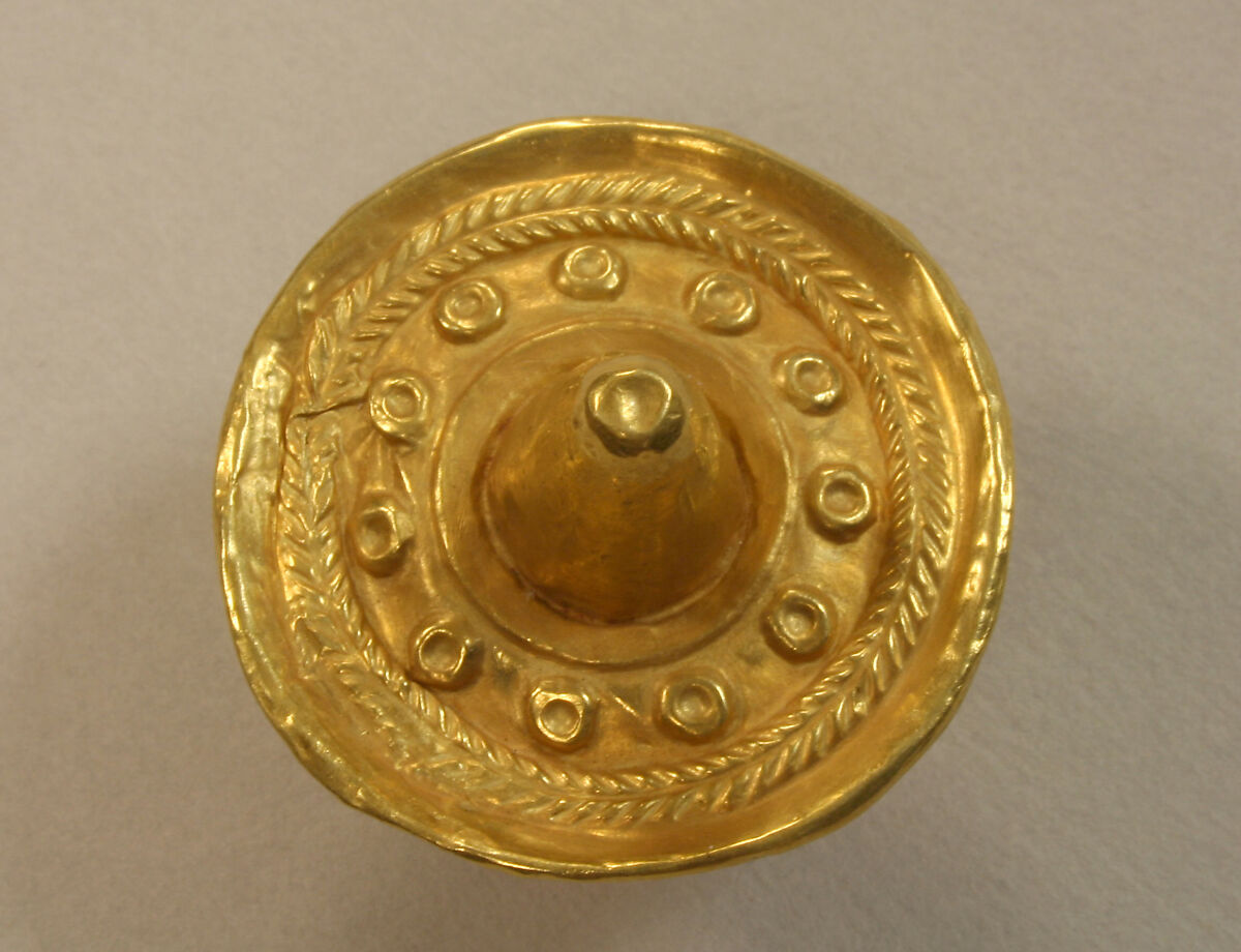 Ear Spool, Gold, Greater Coclé