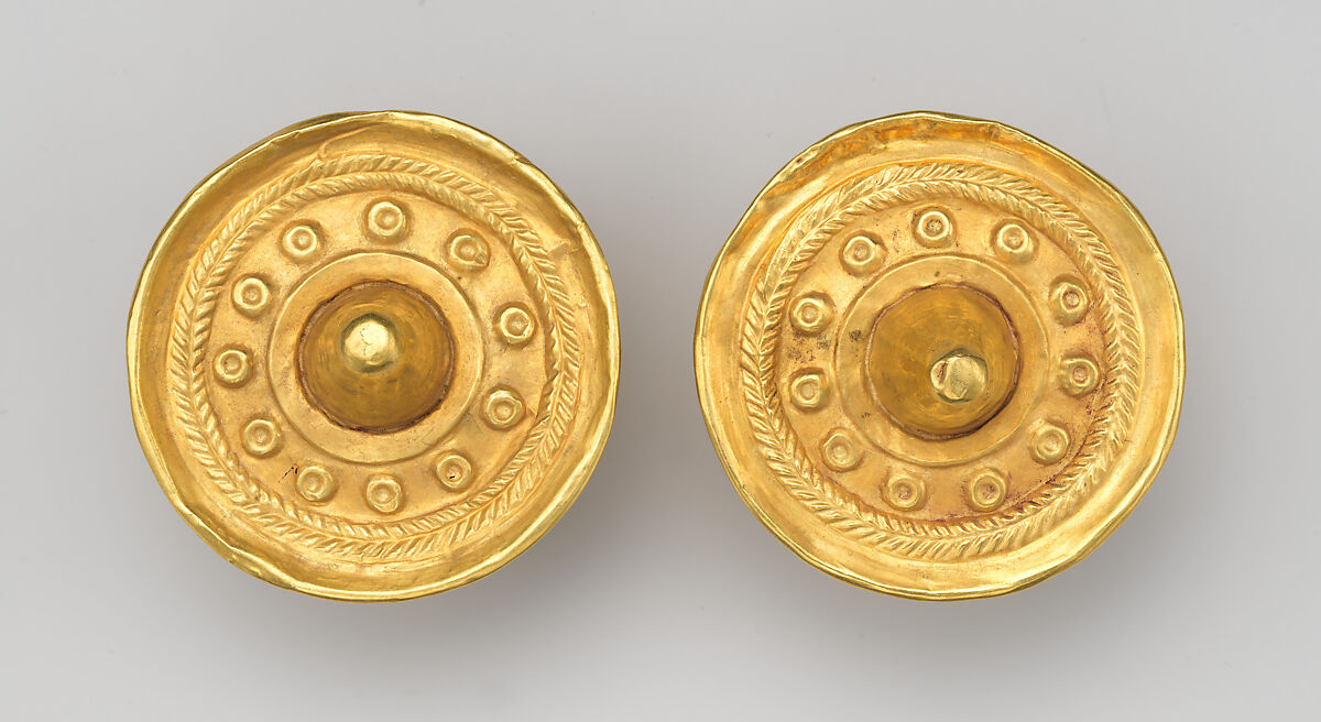 Ear Spool, Gold, Greater Coclé