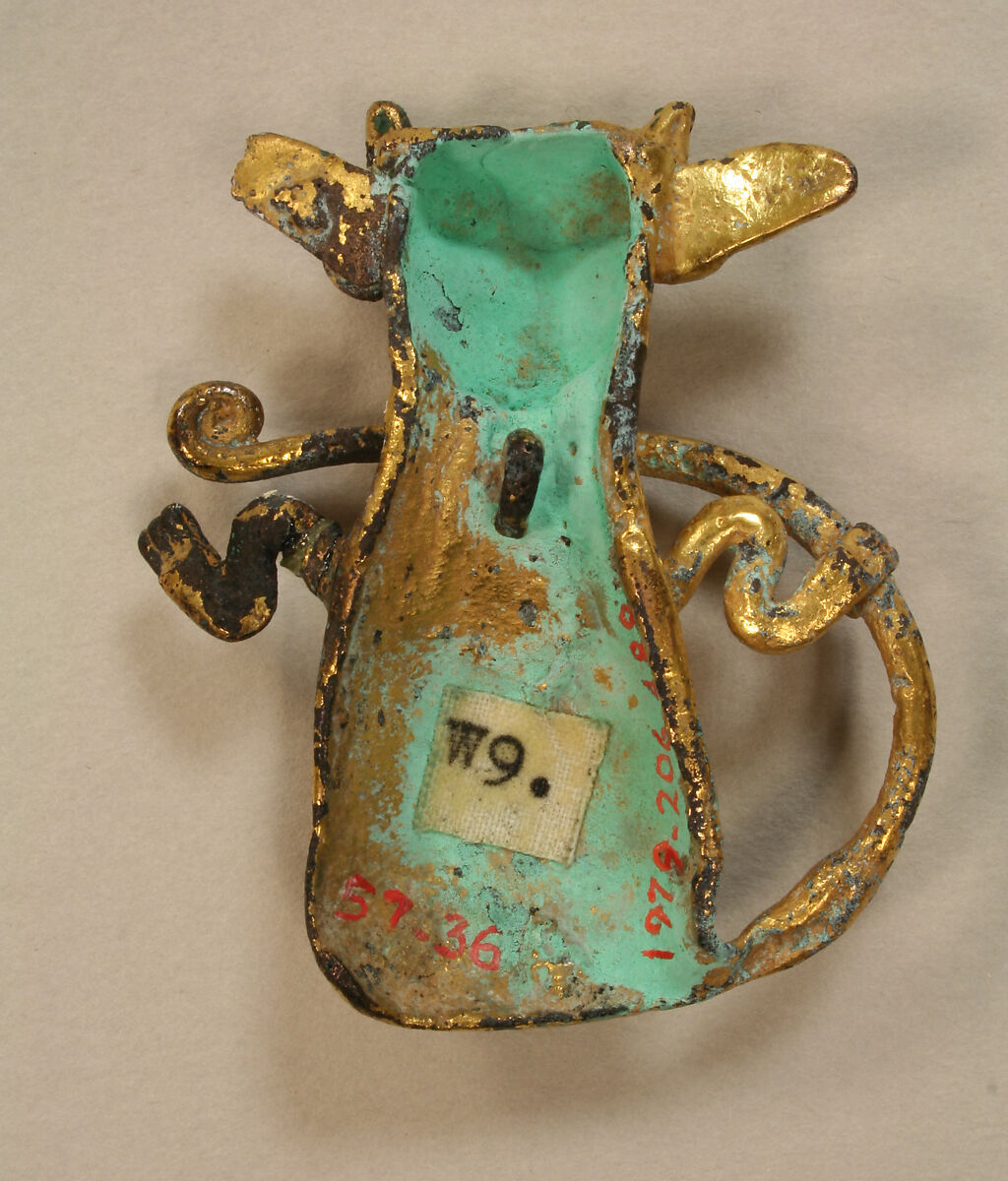 Monkey Pendant, Gold alloy, Veraguas (?)