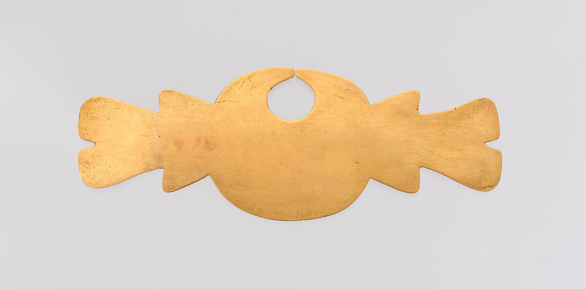 Nose Ornament, Gold, Quimbaya (?) 