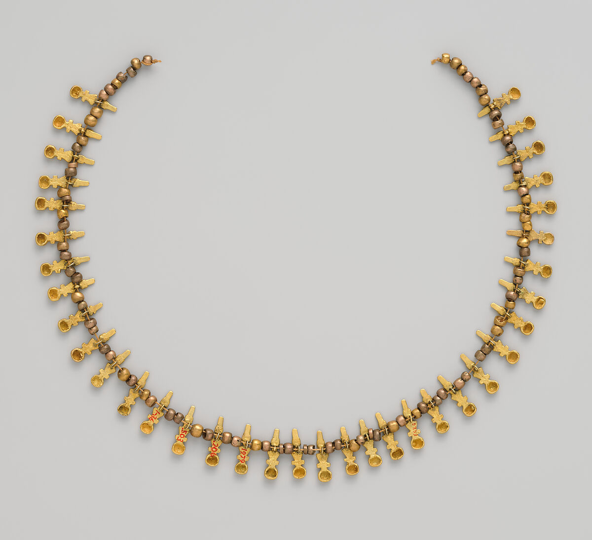 Necklace Ornaments, Gold, Calima (Yotoco)