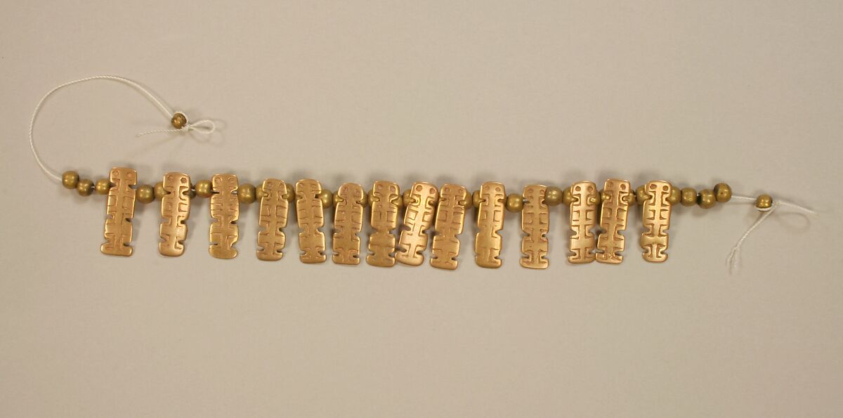 Necklace Ornaments, Gold (cast), Tolima 
