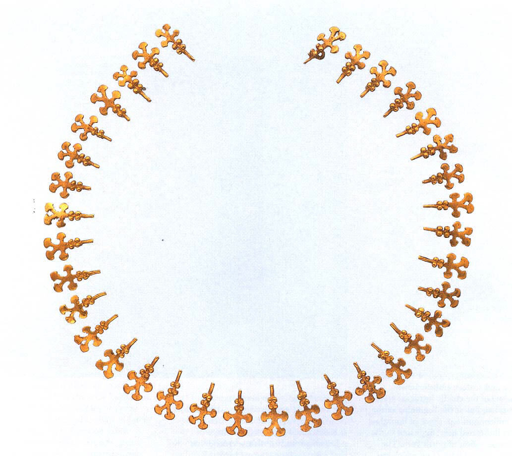 Necklace Ornaments, Gold, Tolima 