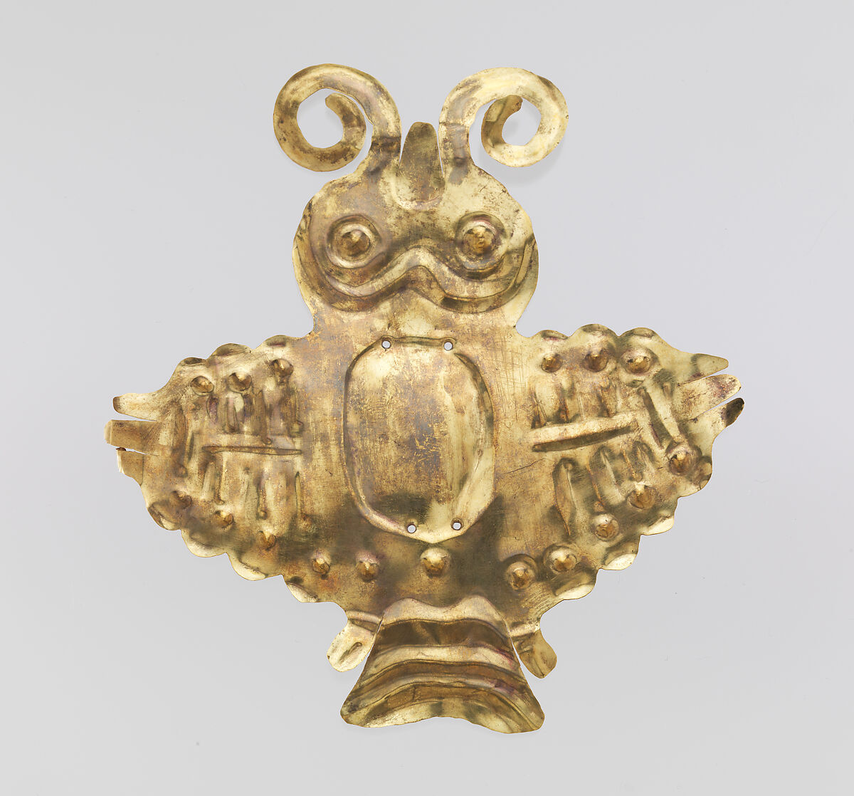 Bird-shaped ornament, Nasca artist(s), Gold, Nasca 