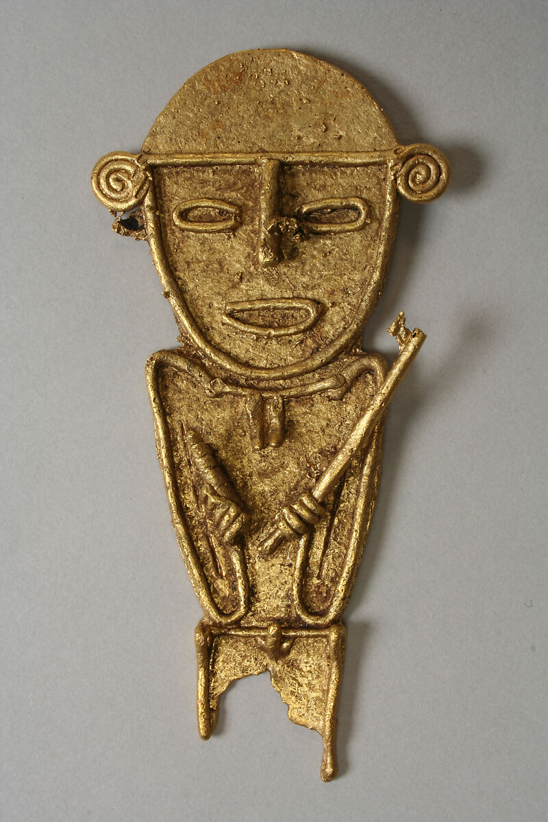 Male Figure (tunjo), Gold, Muisca