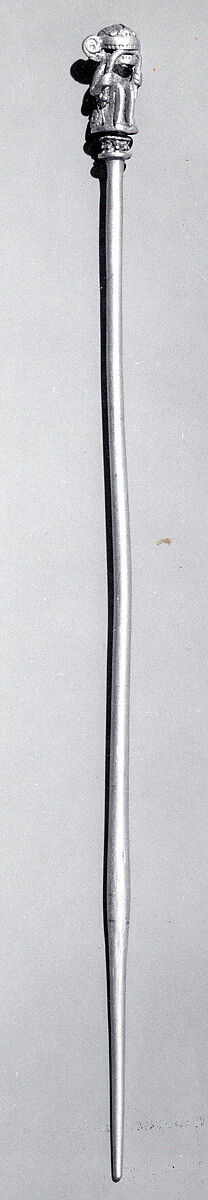 Lime Dipper or Pin, Monkey, Gold (cast alloy), Calima (Yotoco)