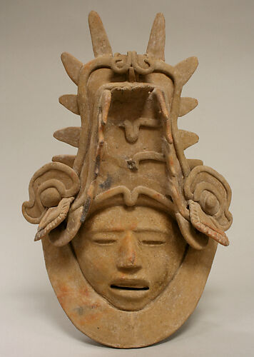 Ceramic Head with Elaborate Headdress
