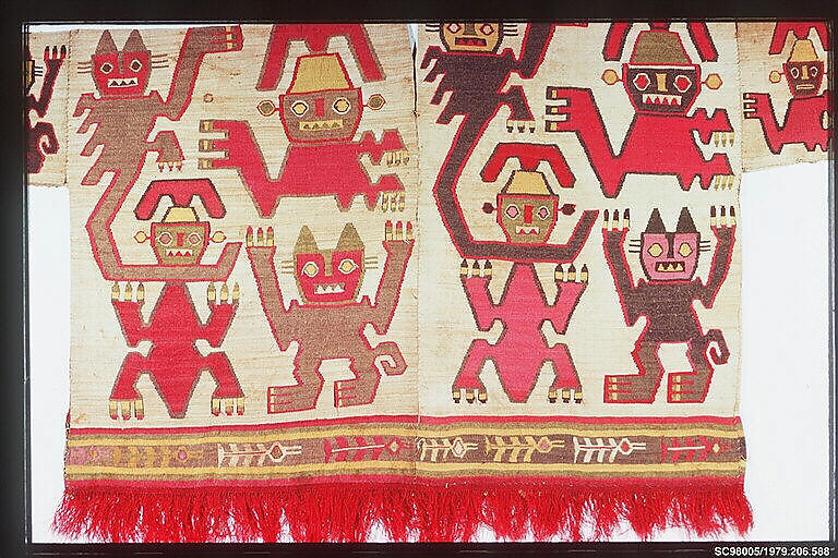 Shirt, Camelid fiber, cotton, Chimú