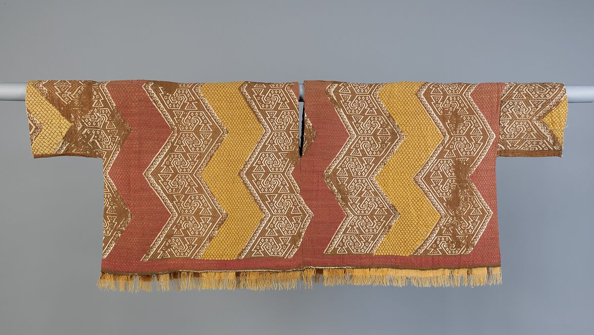 Tunic, Cotton, camelid hair, Chimú