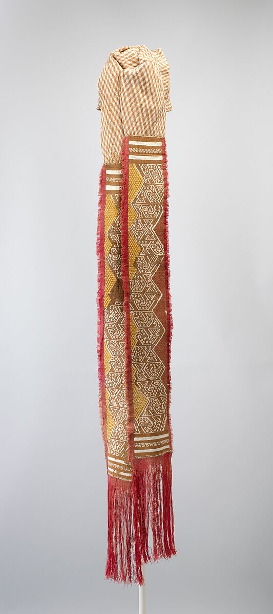 Turban, Cotton, camelid hair, Chimú