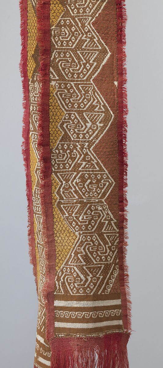 Turban, Cotton, camelid hair, Chimú