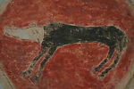 Shield and Cover, Leather, paint, Crow