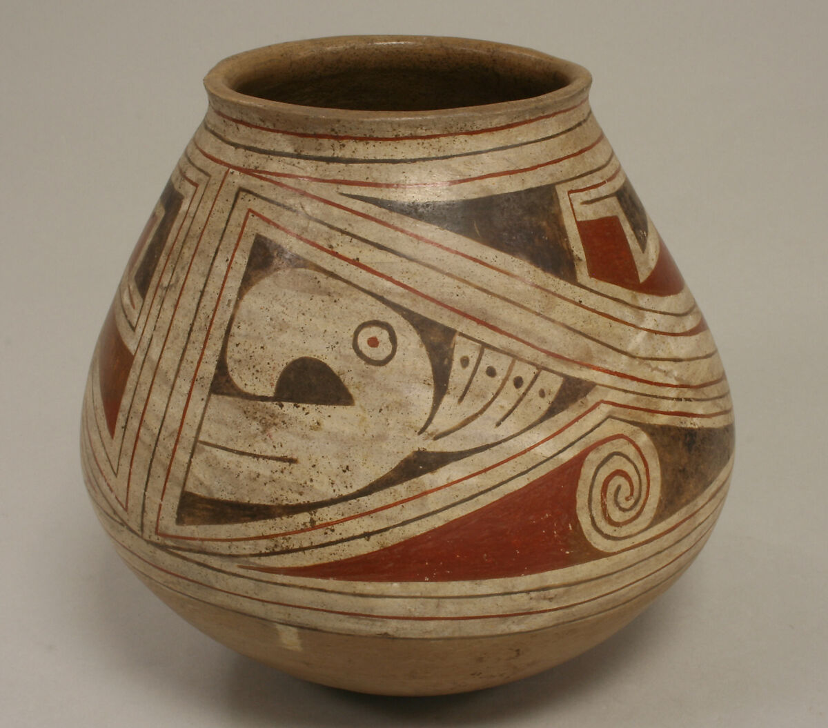 Ceramic Painted Vessel, Ceramic, slip, pigment, Casas Grandes 