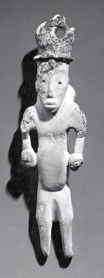 Ornamental Figure, Shell, Maya 