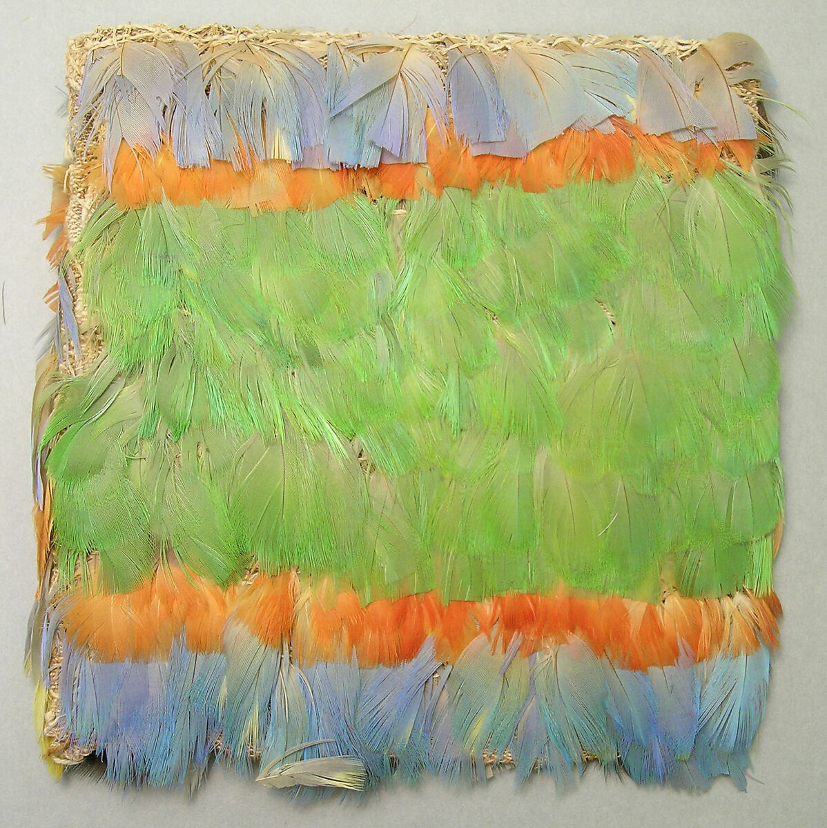 Miniature Dress, Ica artist, Cotton, feathers, Ica