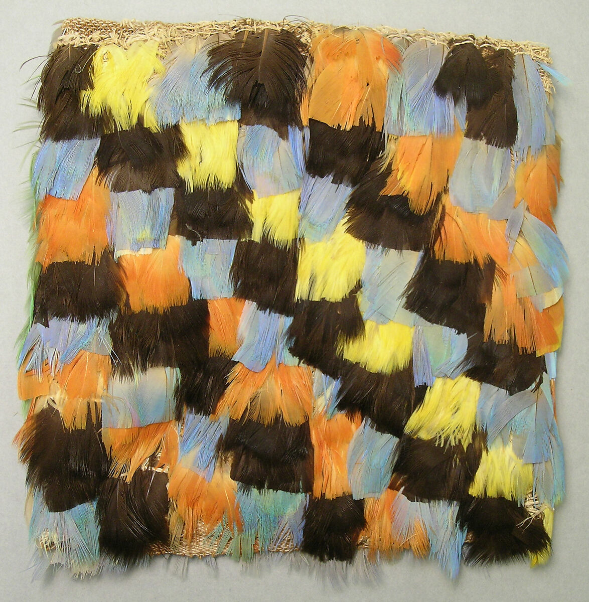 Miniature Dress, Ica artist, Cotton, feathers, Ica