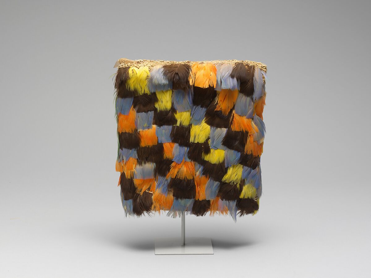 Miniature Dress, Ica artist, Cotton, feathers, Ica