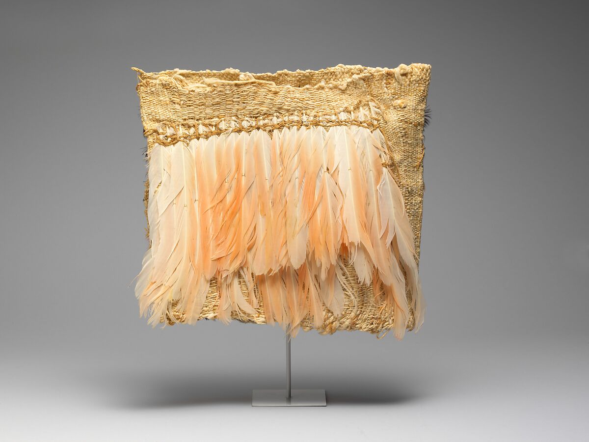 Miniature Dress, Cotton, feathers, Ica