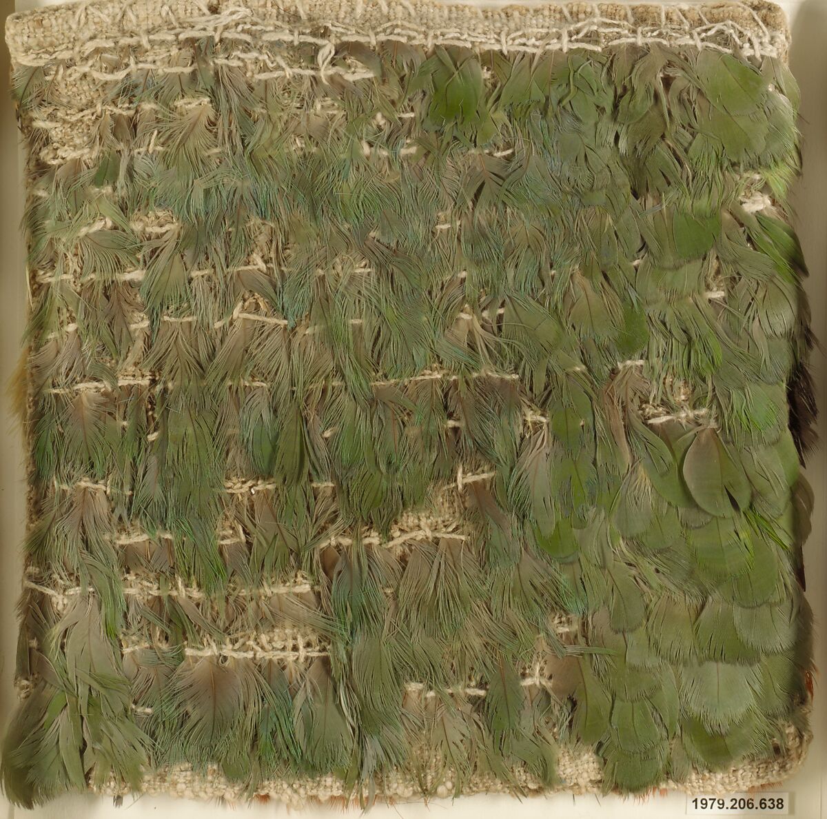 Miniature Dress, Cotton, feathers, Ica