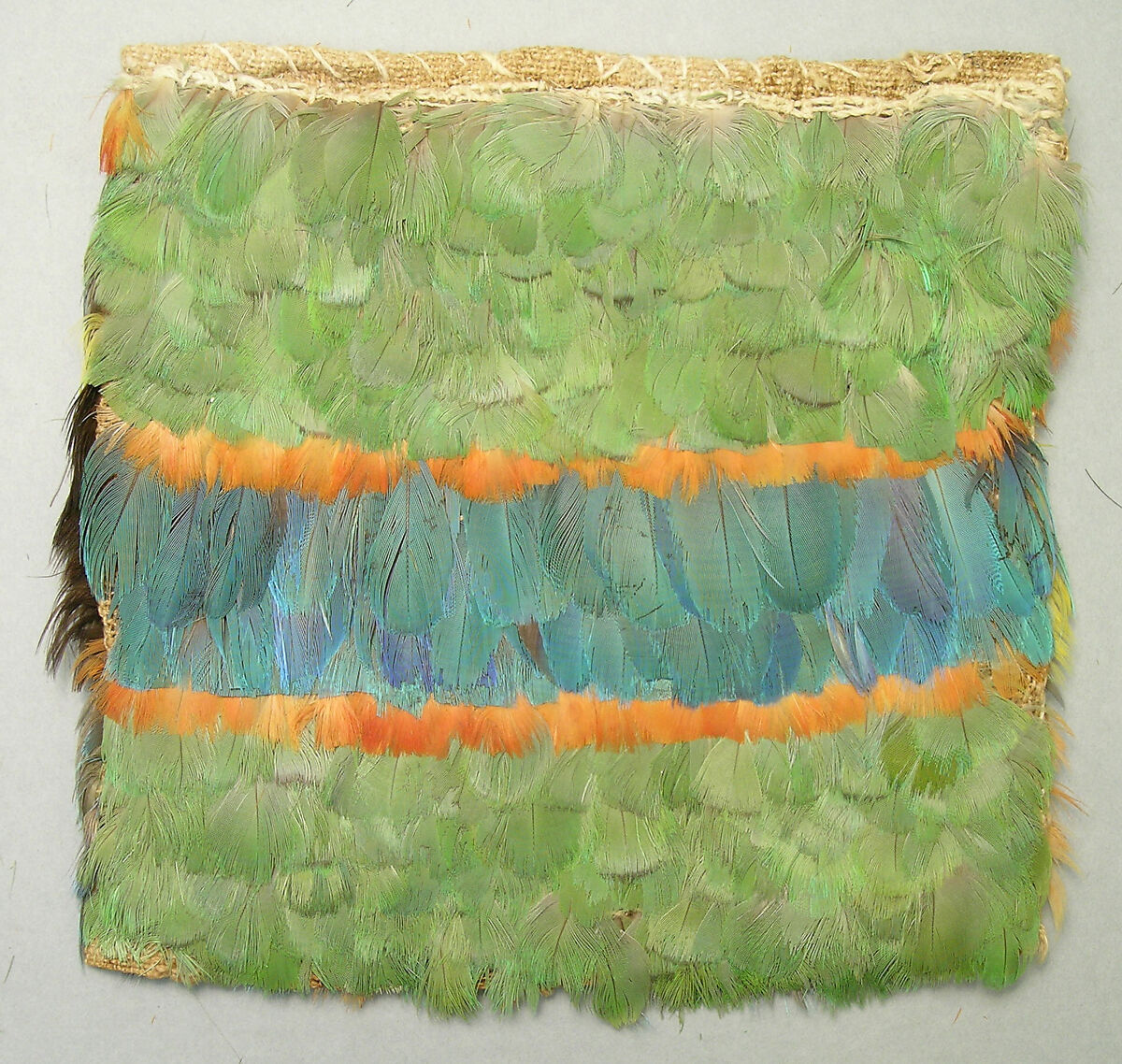 Miniature Dress, Cotton, feathers, Ica