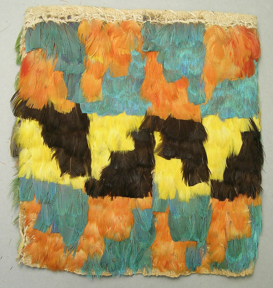 Miniature Dress, Cotton, feathers, Ica