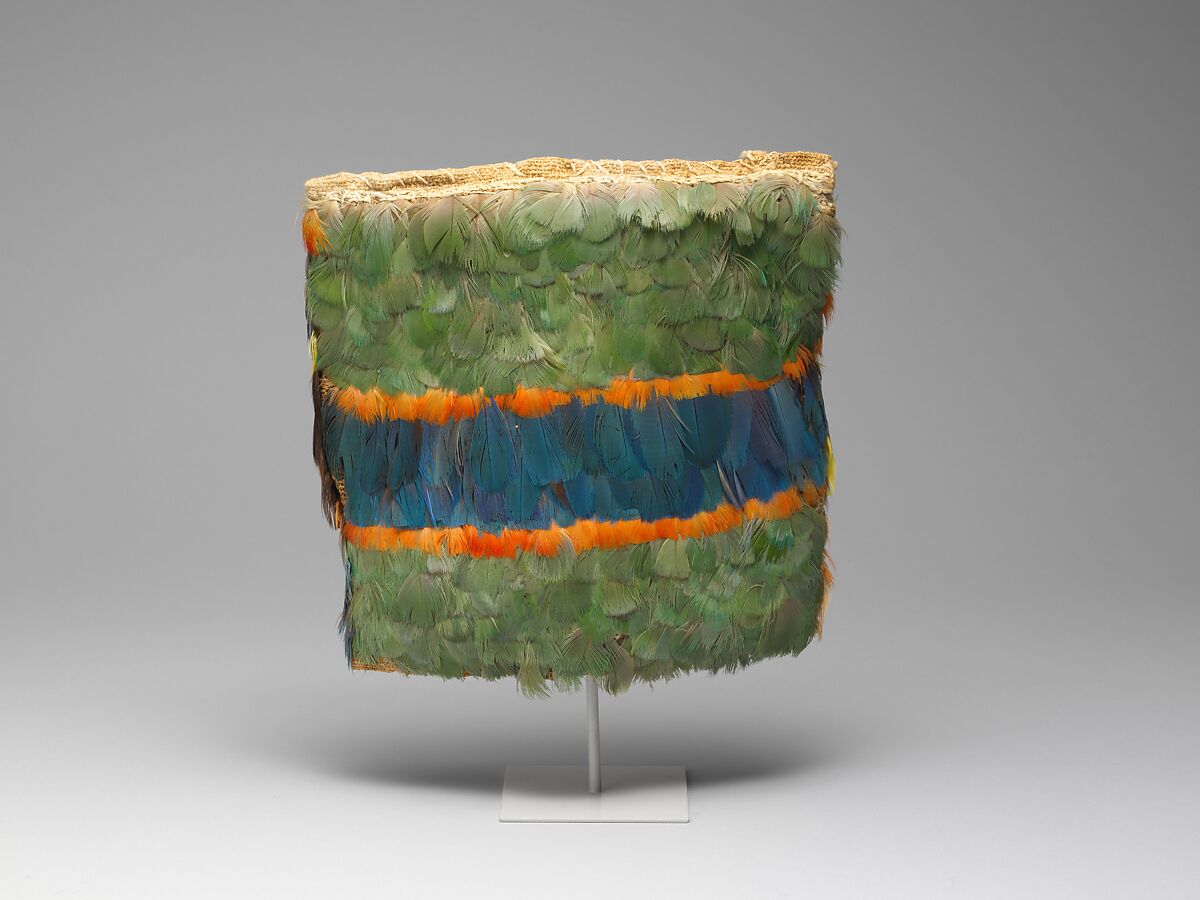 Miniature Dress, Cotton, feathers, Ica