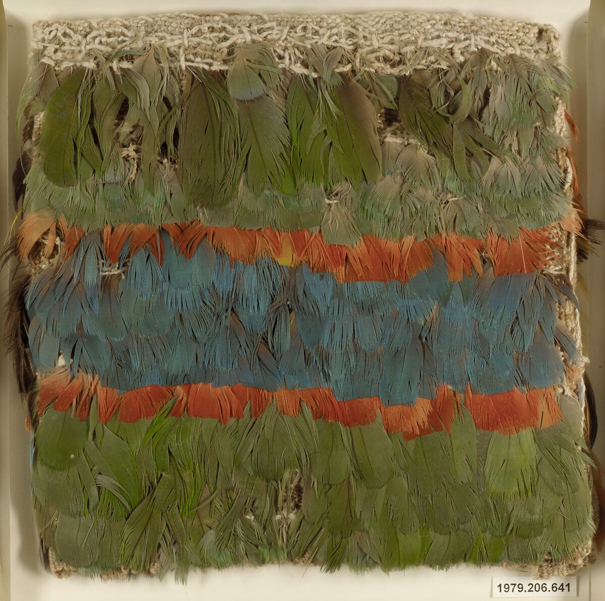 Miniature Dress, Cotton, feathers, Ica