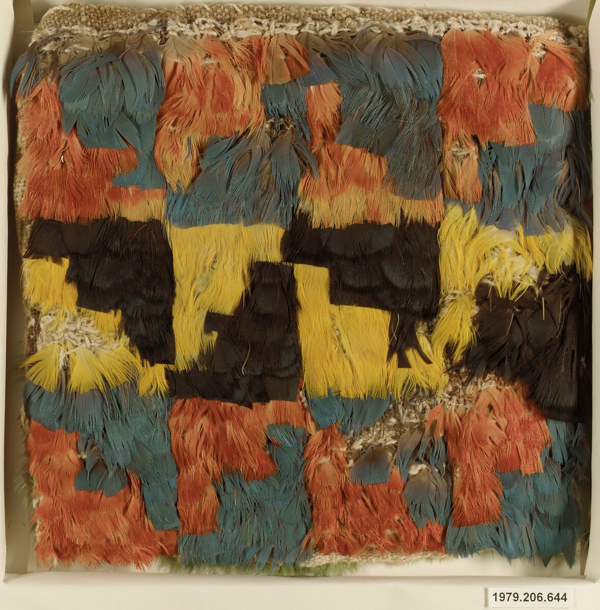 Miniature Dress, Cotton, feathers, Ica