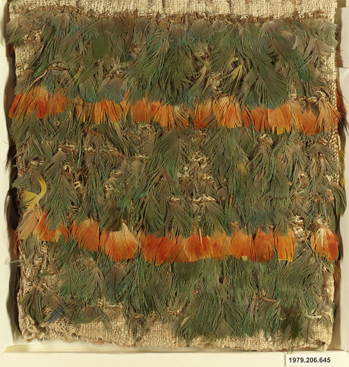 Miniature Dress, Cotton, feathers, Ica