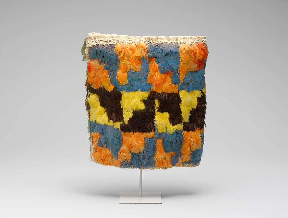 Miniature Dress, Cotton, feathers, Ica