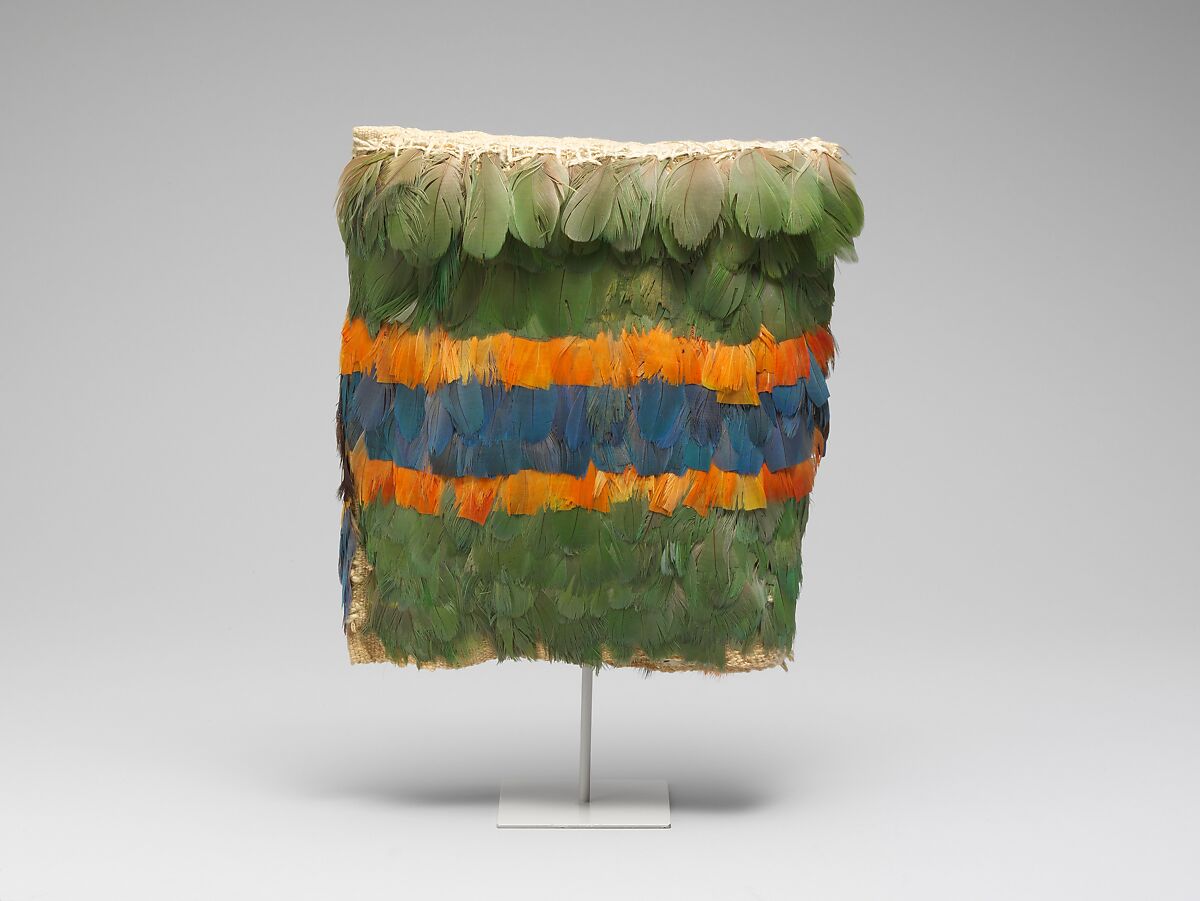 Miniature Dress, Cotton, feathers, Ica