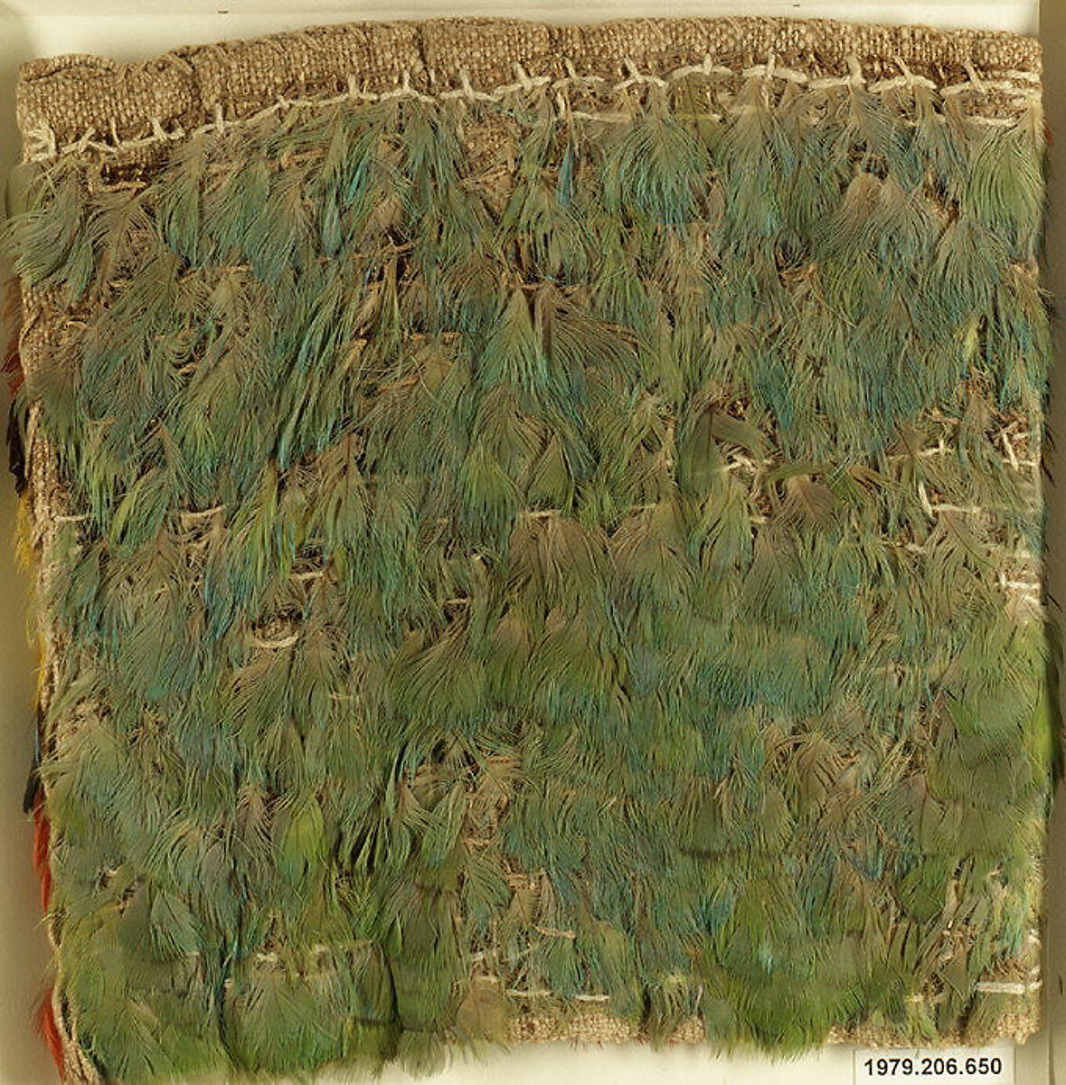 Miniature Dress, Cotton, feathers, Ica