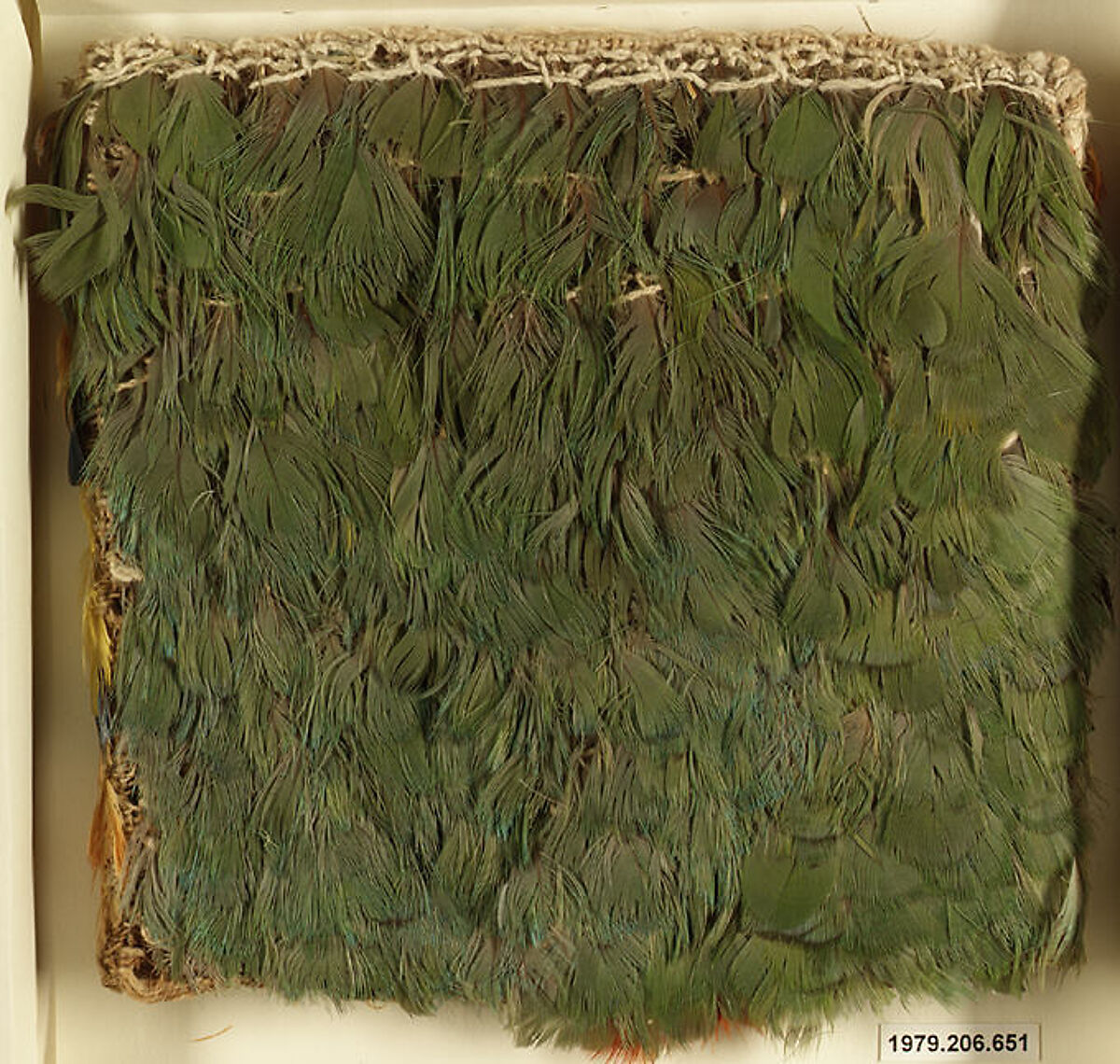 Miniature Dress, Cotton, feathers, Ica