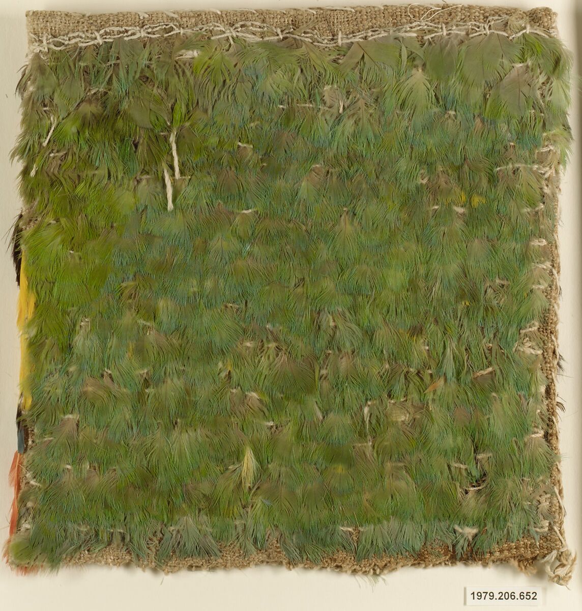 Miniature Dress, Cotton, feathers, Ica