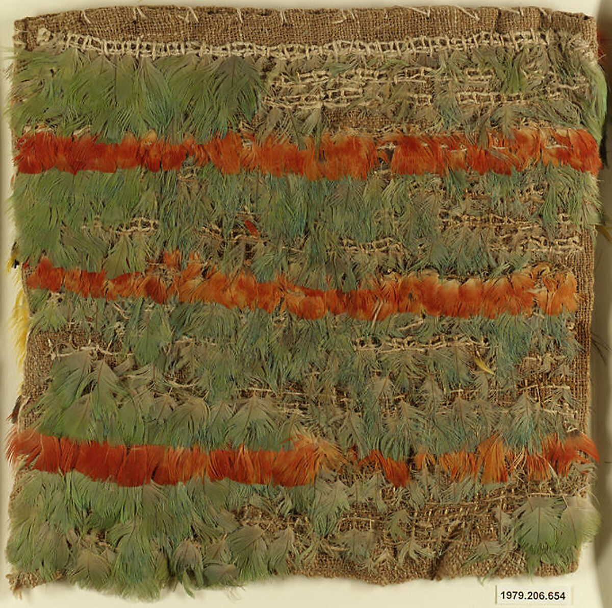 Miniature Dress, Cotton, feathers, Ica