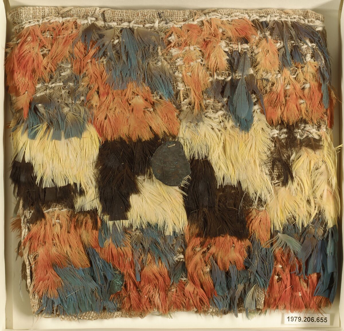 Miniature Dress, Cotton, feathers, Ica