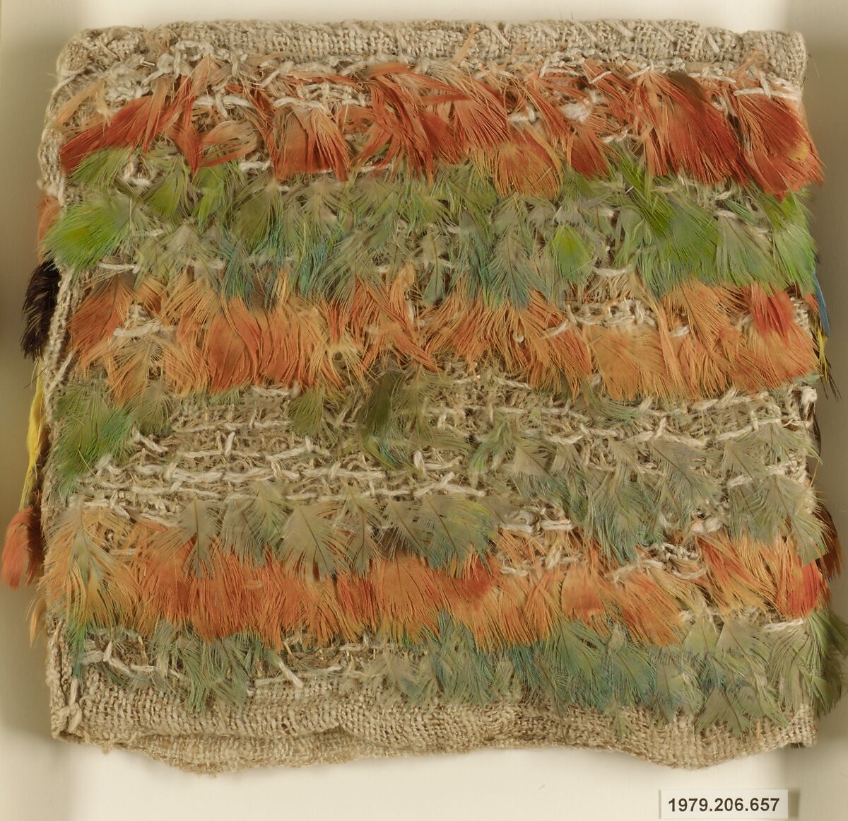 Miniature Dress, Cotton, feathers, Ica