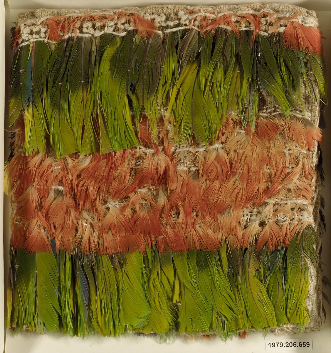 Miniature Dress, Cotton, feathers, Ica