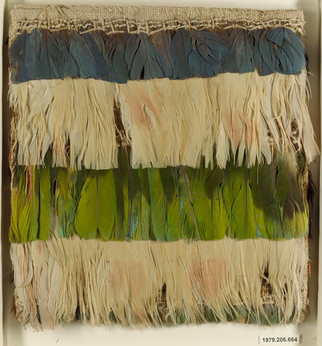 Miniature Dress, Cotton, feathers, Ica
