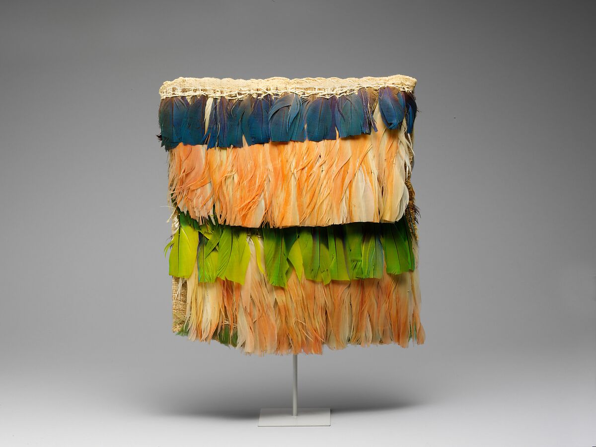 Miniature Dress, Cotton, feathers, Ica