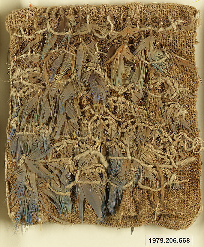 Miniature Tunic, Cotton, feathers, Ica