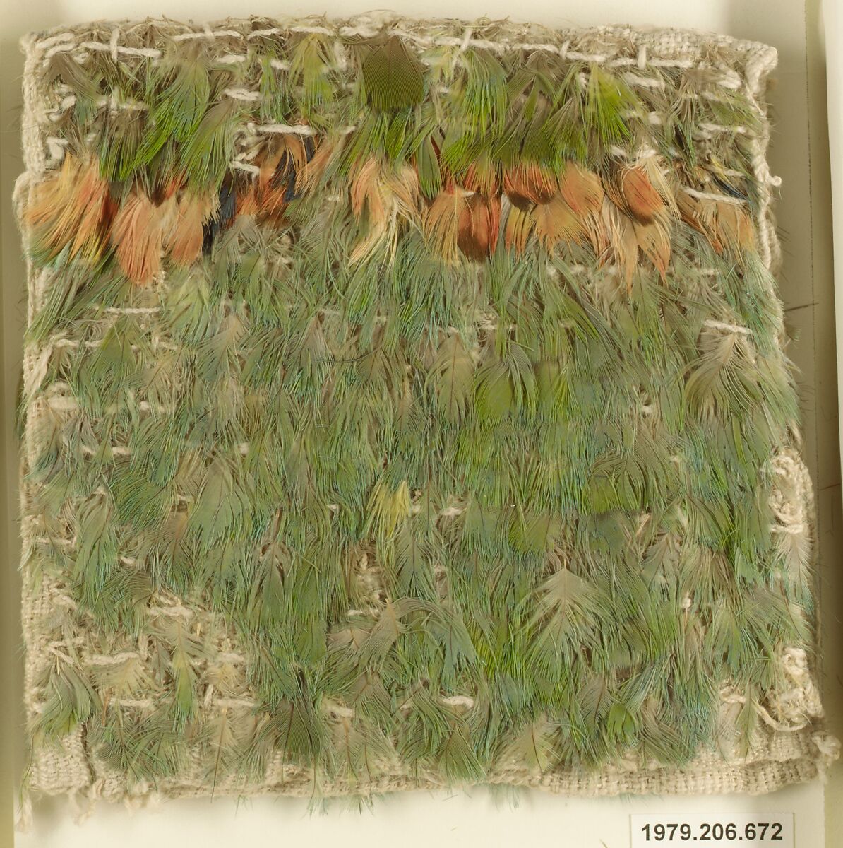 Miniature Tunic, Cotton, feathers, Ica