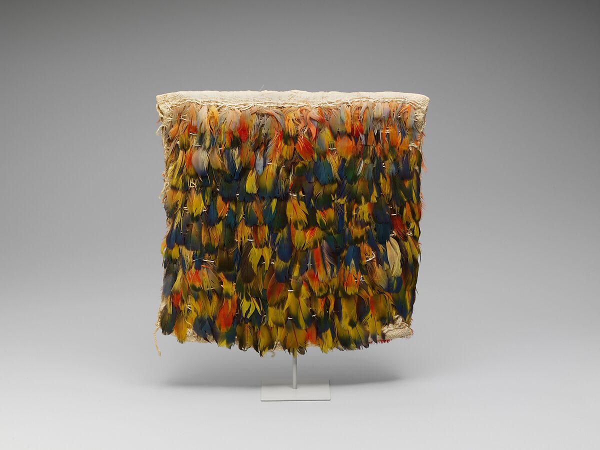 Miniature Tunic, Cotton, feathers, Ica