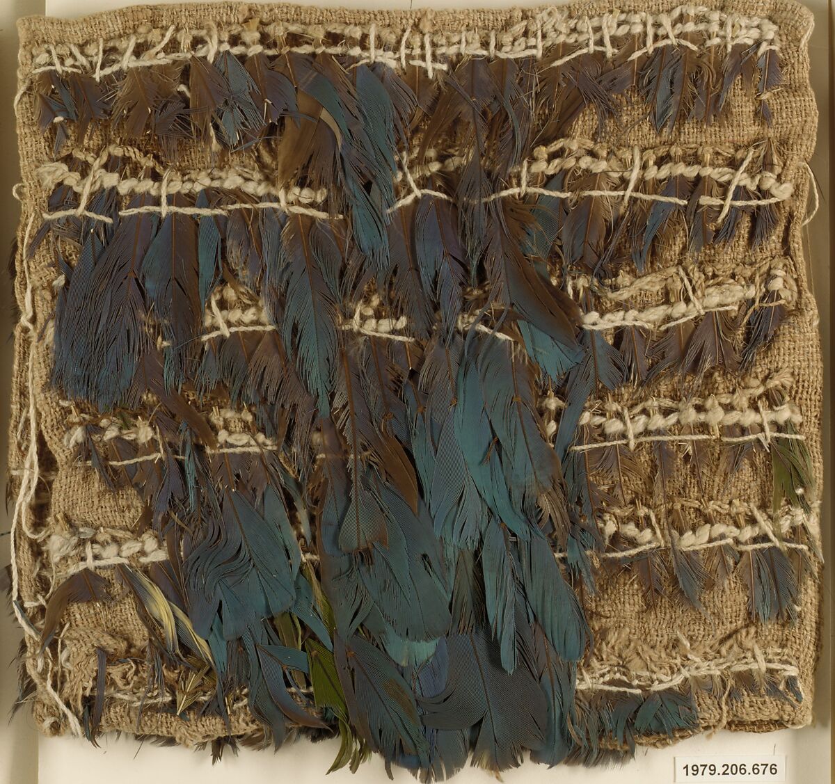 Miniature Tunic, Cotton, feathers, Ica