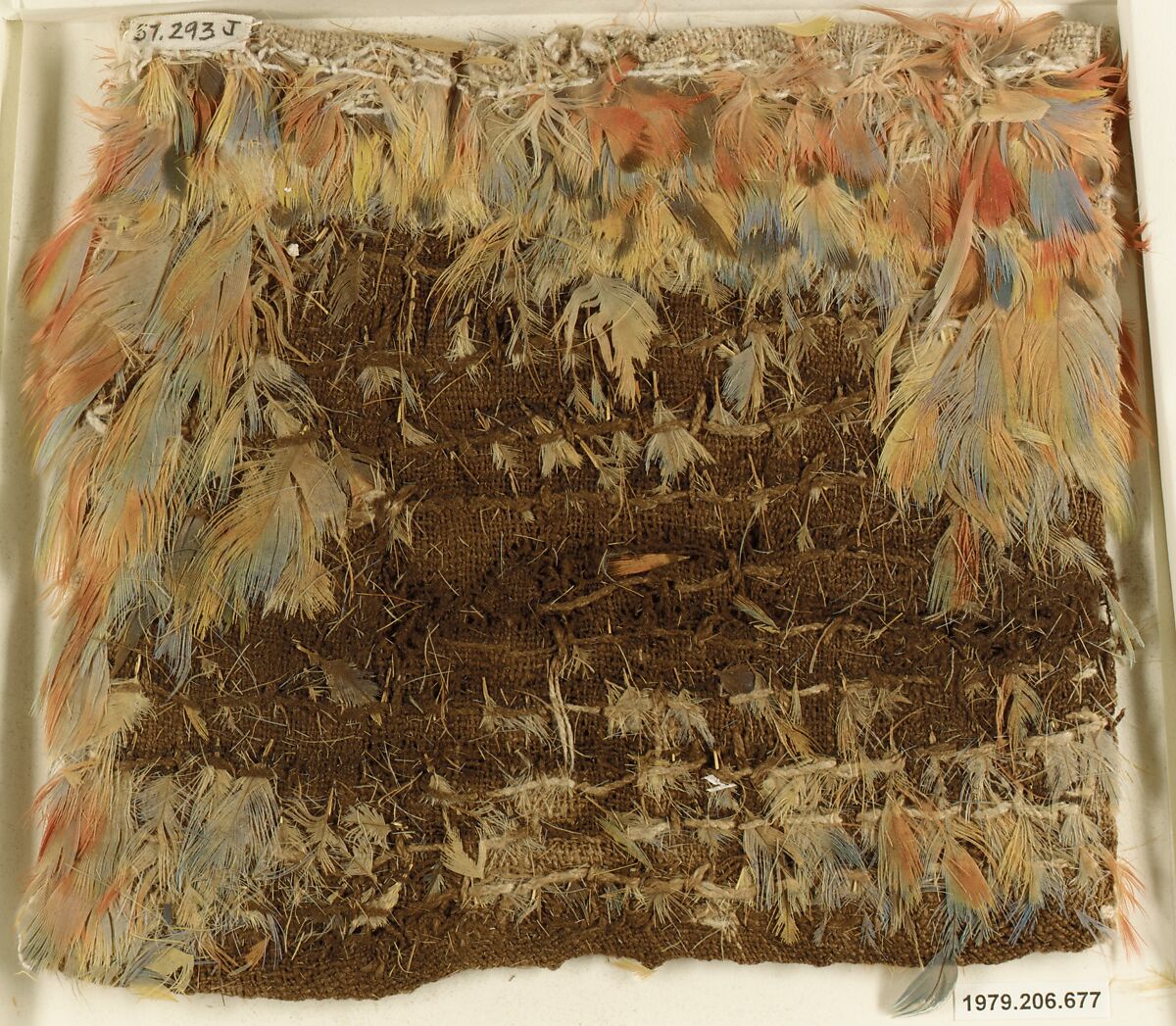 Miniature Tunic, Cotton, feathers, Ica