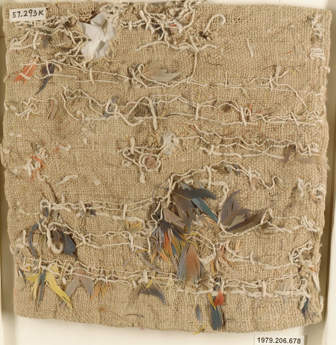 Miniature Tunic, Cotton, feathers, Ica