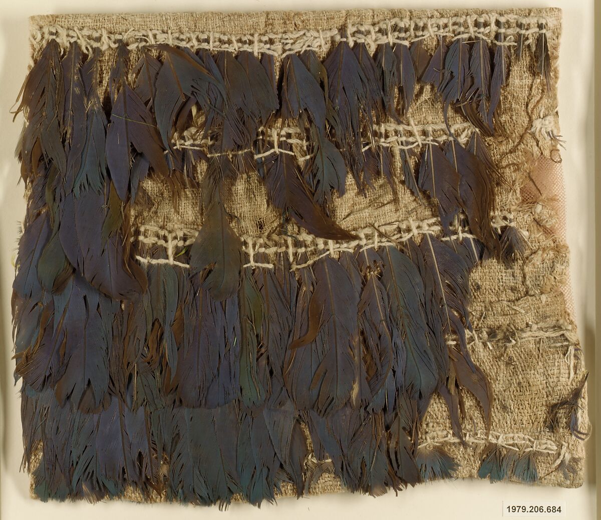 Miniature Tunic, Cotton, feathers, Ica