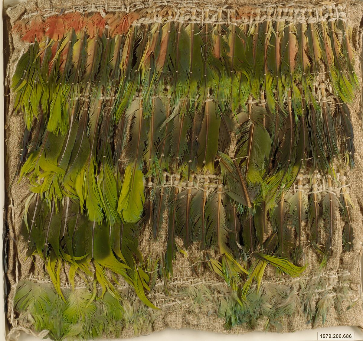 Miniature Tunic, Cotton, feathers, Ica